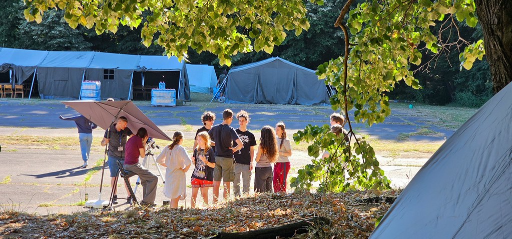 Solarno posmatranje na kampu